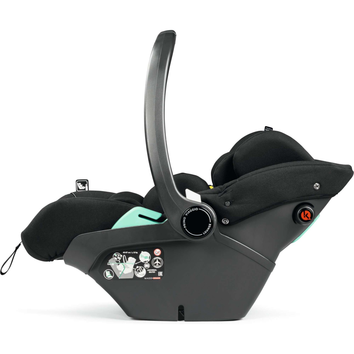 Primo Viaggio Lounge True Black - autosjedalica i-Size 40-87 cm