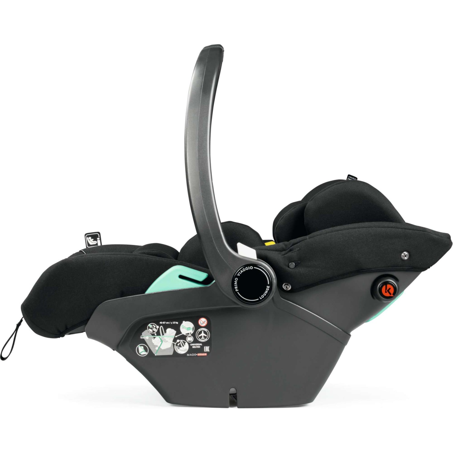 Primo Viaggio Lounge True Black - autosjedalica i-Size 40-87 cm