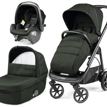 Otroški voziček 3v1 Veloce modular SLK Green