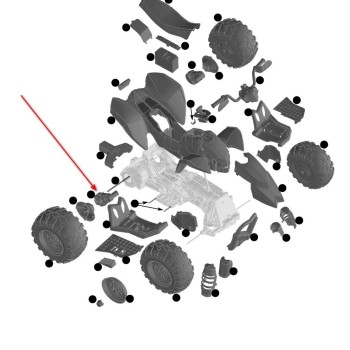 Nadomestni pogon za štirikolesnik Polaris Outlaw in T-Rex Nadomestni pogon za štirikolesnik Polaris Outlaw in T-Rex