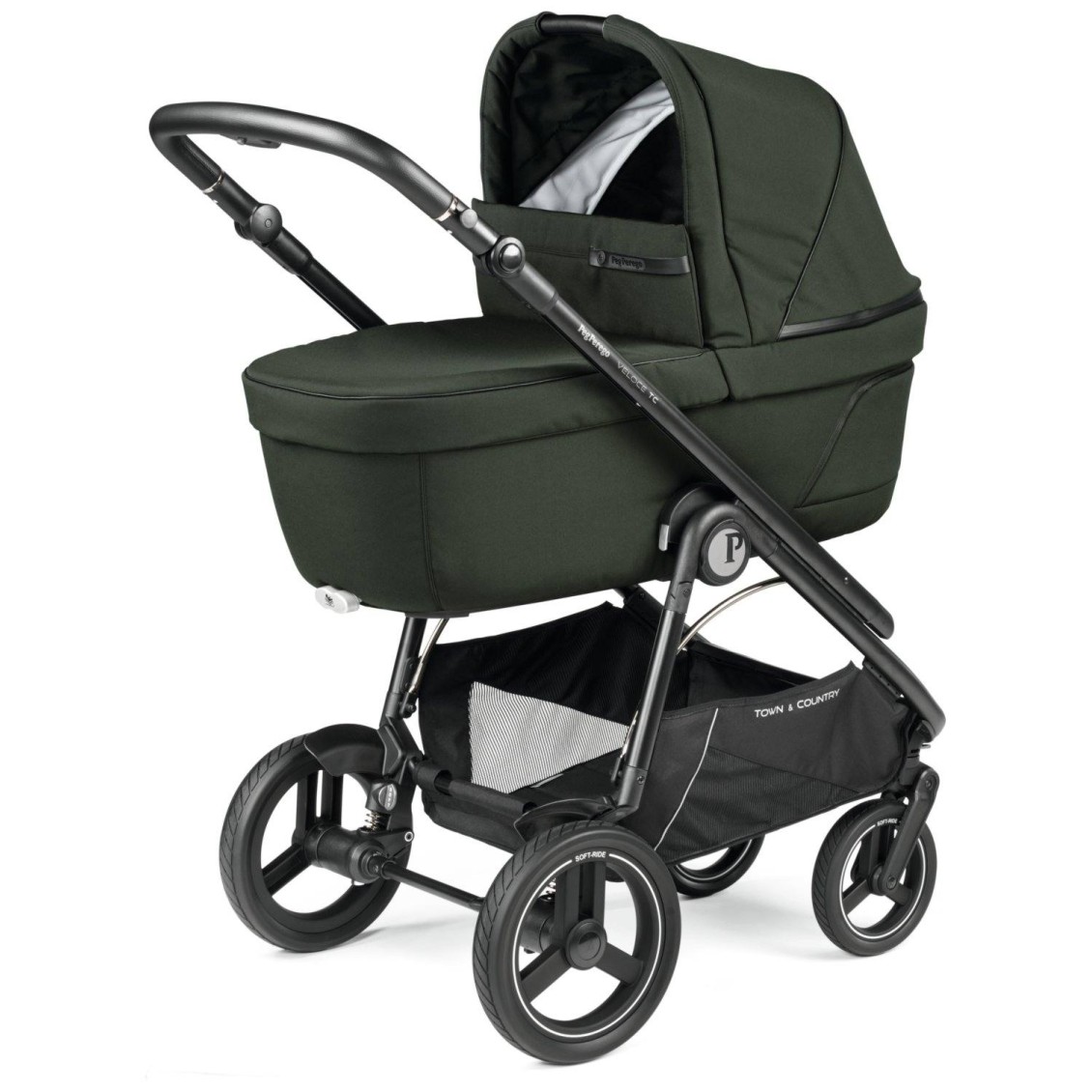 Otroški voziček 2v1 Veloce TC Belvedere Green