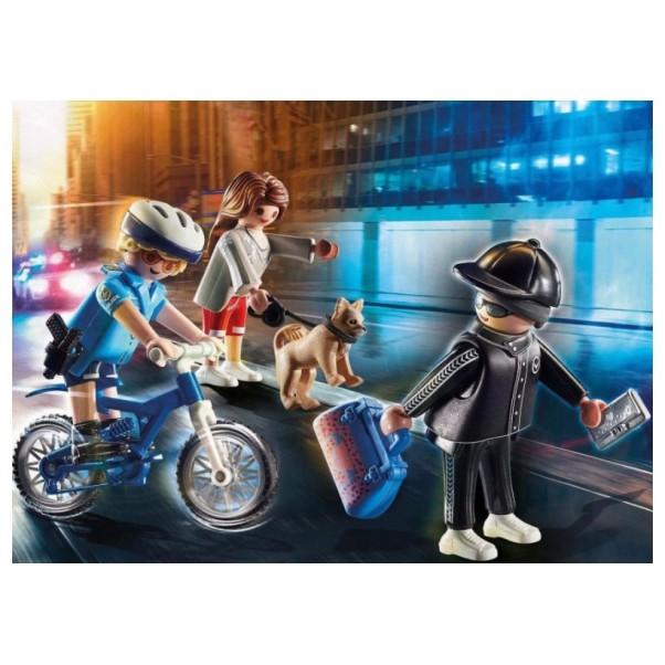 Policist s kolesom in roparjem 70573 - City Action