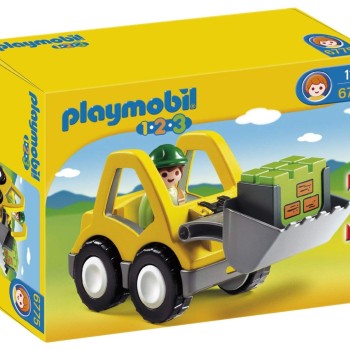 SPREDNJI NAKLADALNIK S PREMIČNIM KOPAČEM 6775 - Playmobil 1.2.3 SPREDNJI NAKLADALNIK S PREMIČNIM KOPAČEM 6775 - Playmobil 1.2.3