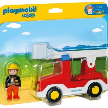 GASILSKI TOVORNJAK ENOTE Z LESTVIJO 6967 - Playmobil 1.2.3