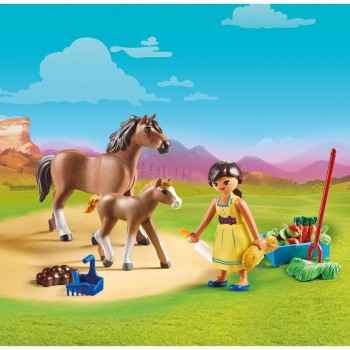 Pru s konjem in žrebetom 70122  - Spirit