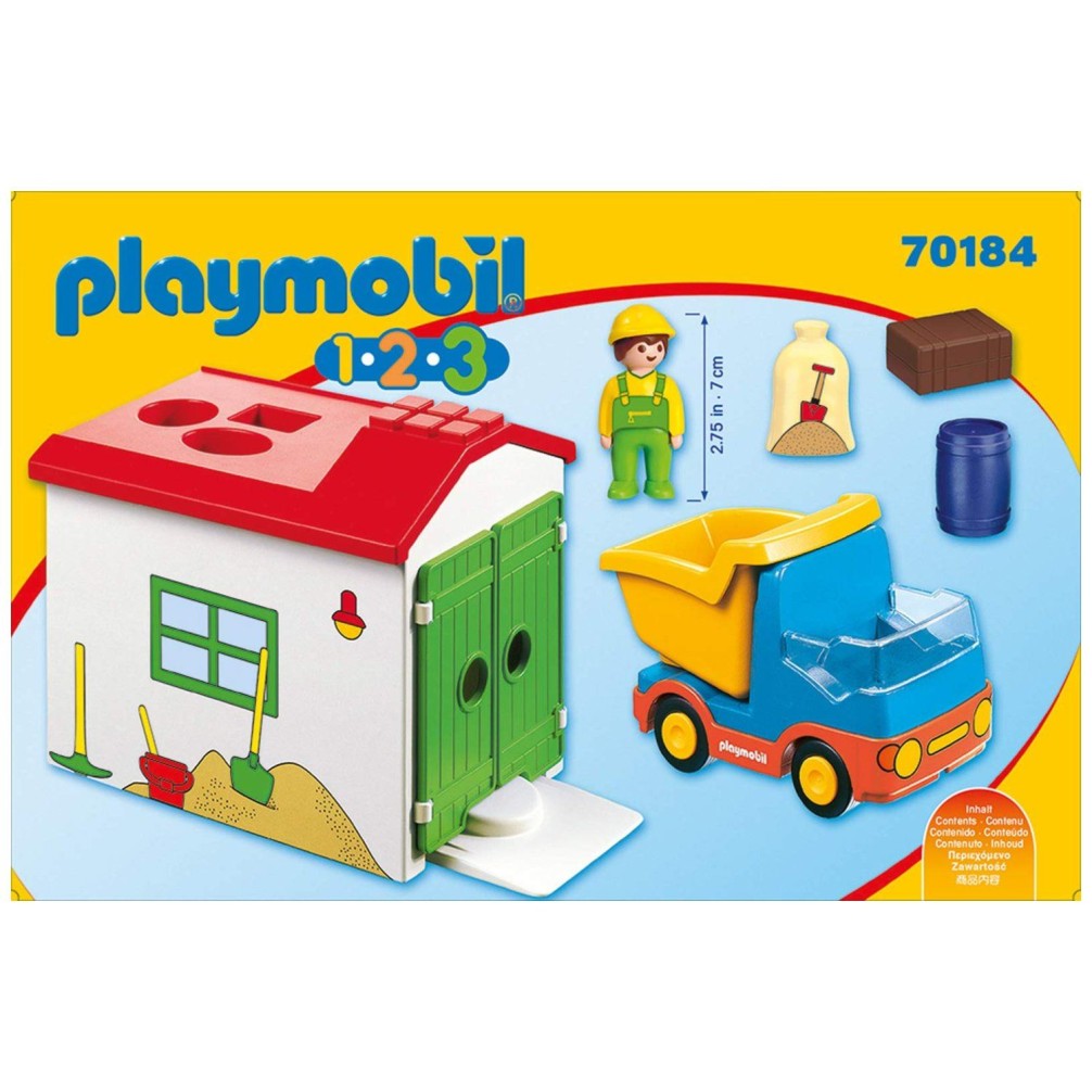 SMETARSKI TOVORNJAK S SMETMI 70184 - Playmobil 1.2.3 SMETARSKI TOVORNJAK S SMETMI 70184 - Playmobil 1.2.3