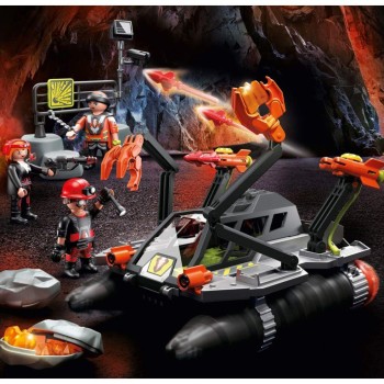 Playmobil Dinos Rušilni vrtalni stroj 70927