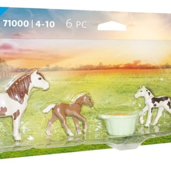 2 Island Ponies with Foal 71000 - Country