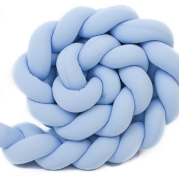 Enojna obroba za otroško posteljo BABY MODRA 400 cm