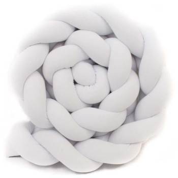 Enojna obroba za otroško posteljo BELA 200 cm Enojna obroba za otroško posteljo BELA 200 cm