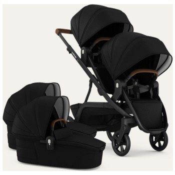 Kolica za blizance NUVO Black