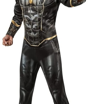 Pustni kostum za otroke Spiderman Inside Out deluxe črn 3-4 let