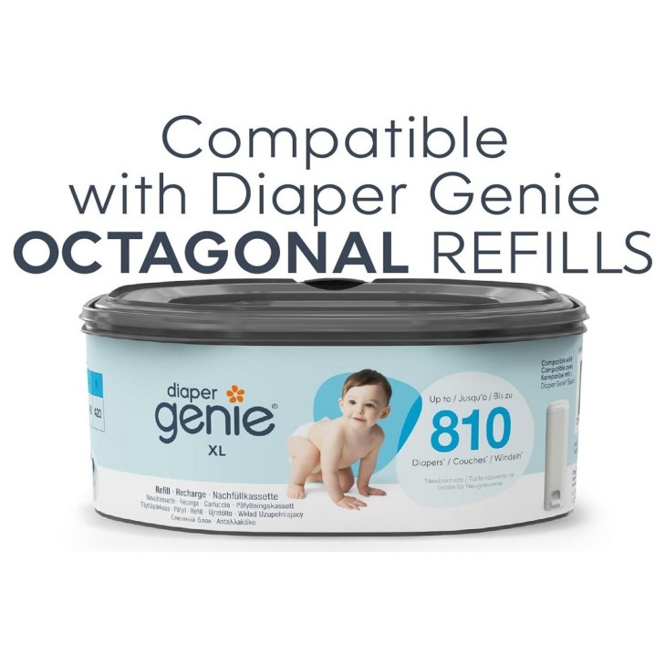 Koš za plenice DIAPER GENIE SELECT grey