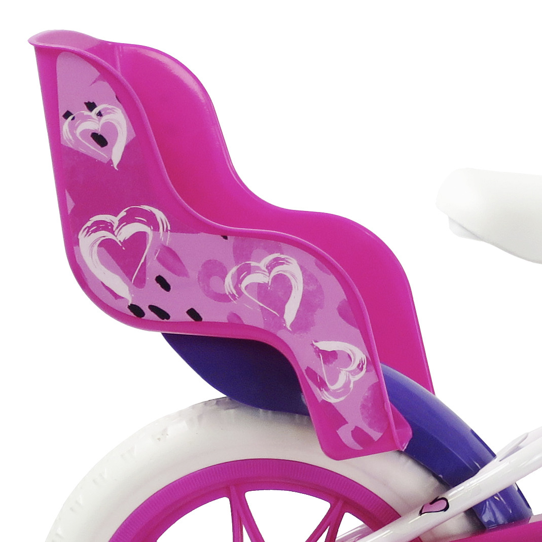 Otroško kolo 12 col HEART White