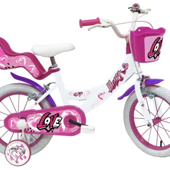 Dječji bicikl 14 col HEART White