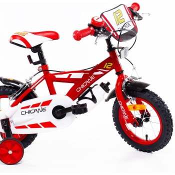 Otroško kolo 12 col CHICANE Red