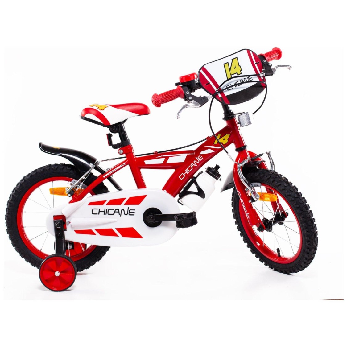 Otroško kolo 14 col CHICANE Red