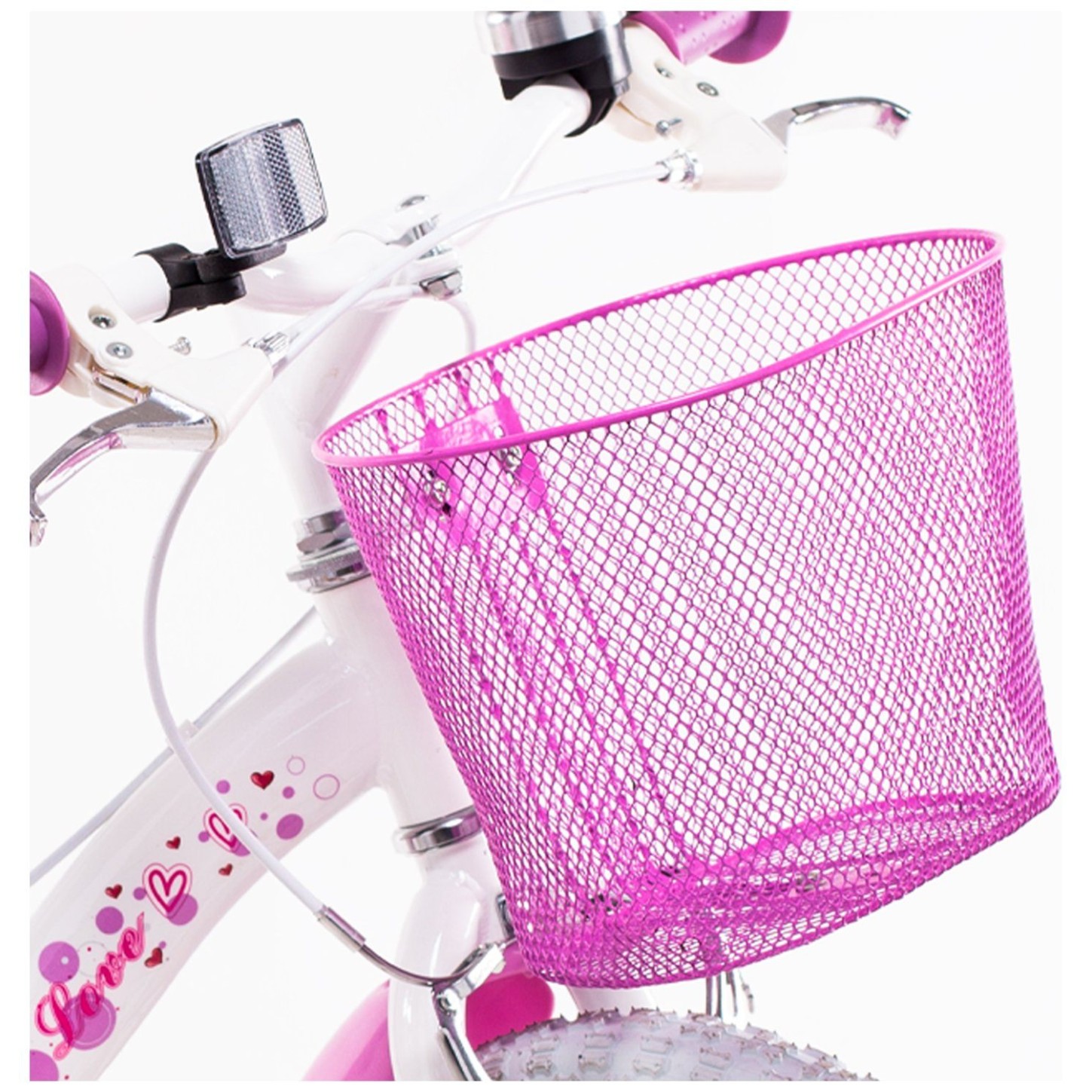 Bicikl za djevojčice 16 LOVE White