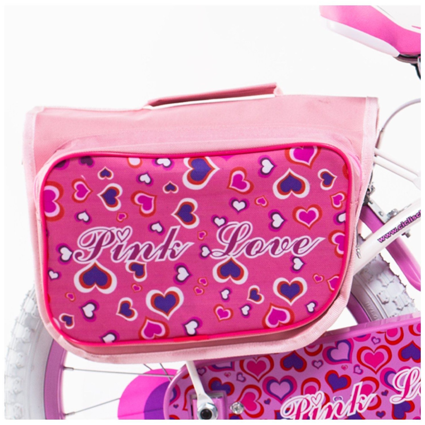 Bicikl za djevojčice 16 LOVE White