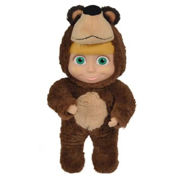 Maša in Medved , Maša oblečena v kostum medveda 23cm