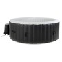 Napihljiv jacuzzi 180 cm - napihljivi masažni bazen, črno-bel