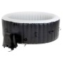 Napihljiv jacuzzi 180 cm - napihljivi masažni bazen, črno-bel