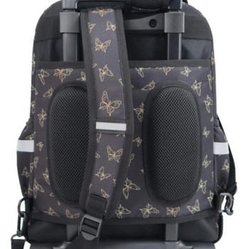 Šolska torba na kolesih Trolley Gold Butterfly 28111 Šolska torba na kolesih Trolley Gold Butterfly 28111