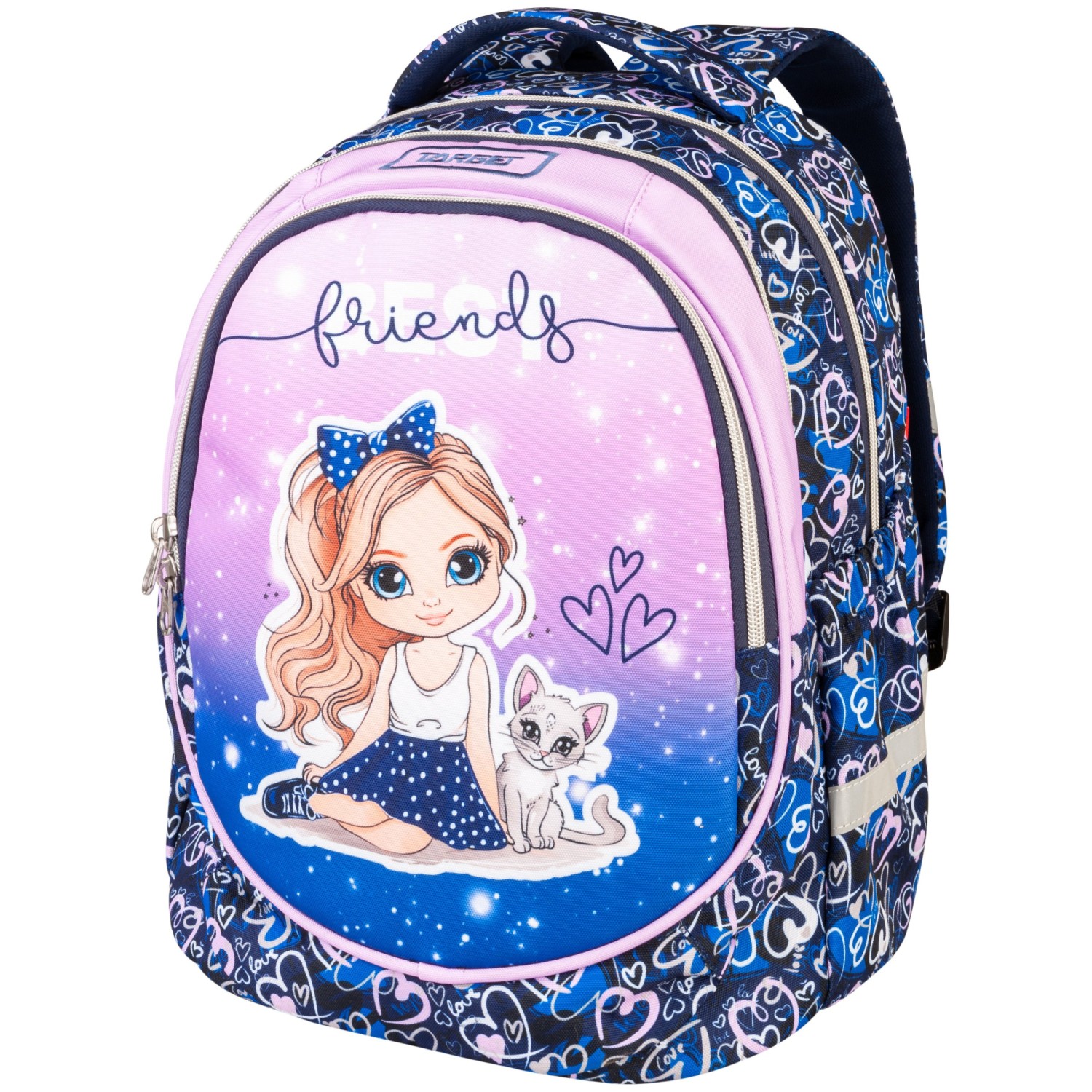 Ruksak za školu SUPERLIGHT PETIT SOFT Friends 28595, samo 590g