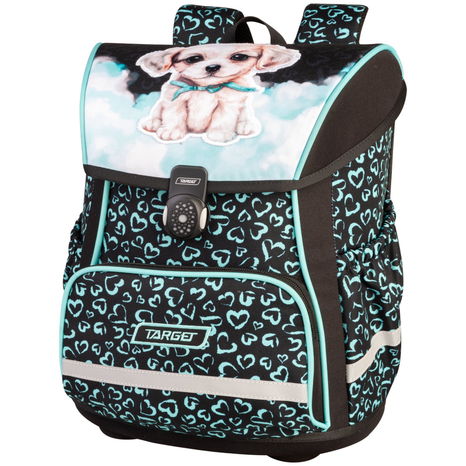 Šolska torba za 1 triado GT CLICK Puppy Love 28601 Šolska torba za 1 triado GT CLICK Puppy Love 28601