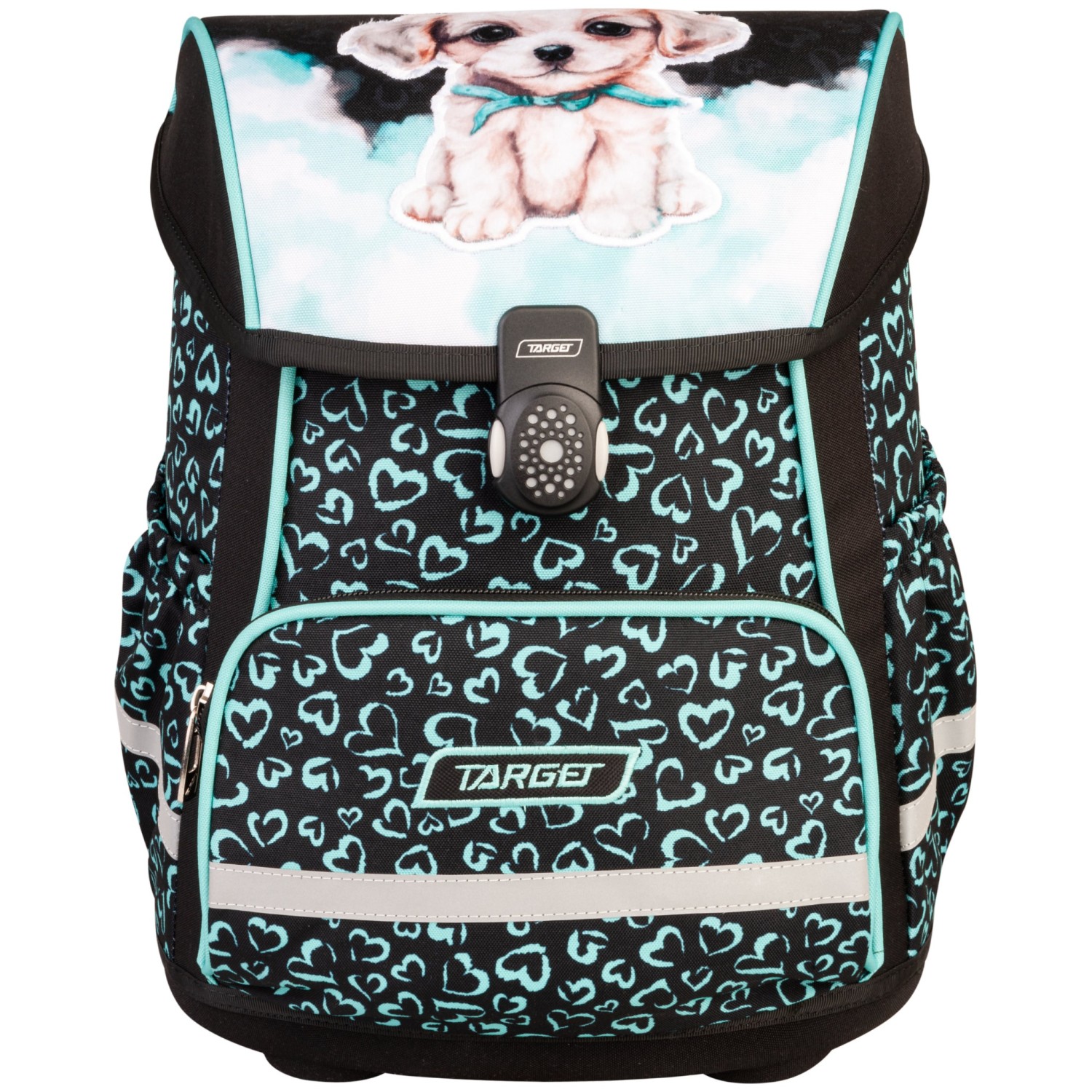 Šolska torba za 1 triado GT CLICK Puppy Love 28601 Šolska torba za 1 triado GT CLICK Puppy Love 28601