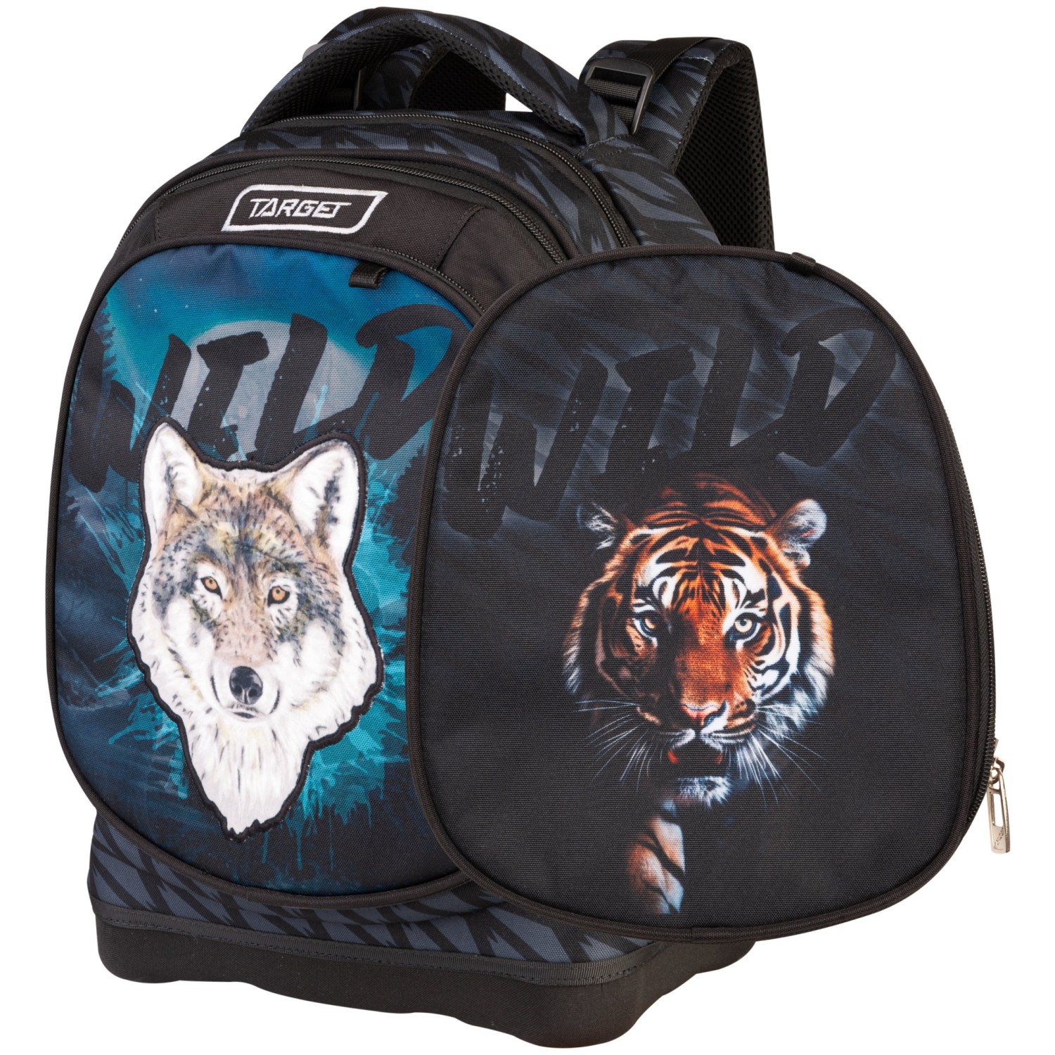 Šolska torba za prvošolca SUPERLIGHT Petit 2 face Wild 28617 Šolska torba za prvošolca SUPERLIGHT Petit 2 face Wild 28617