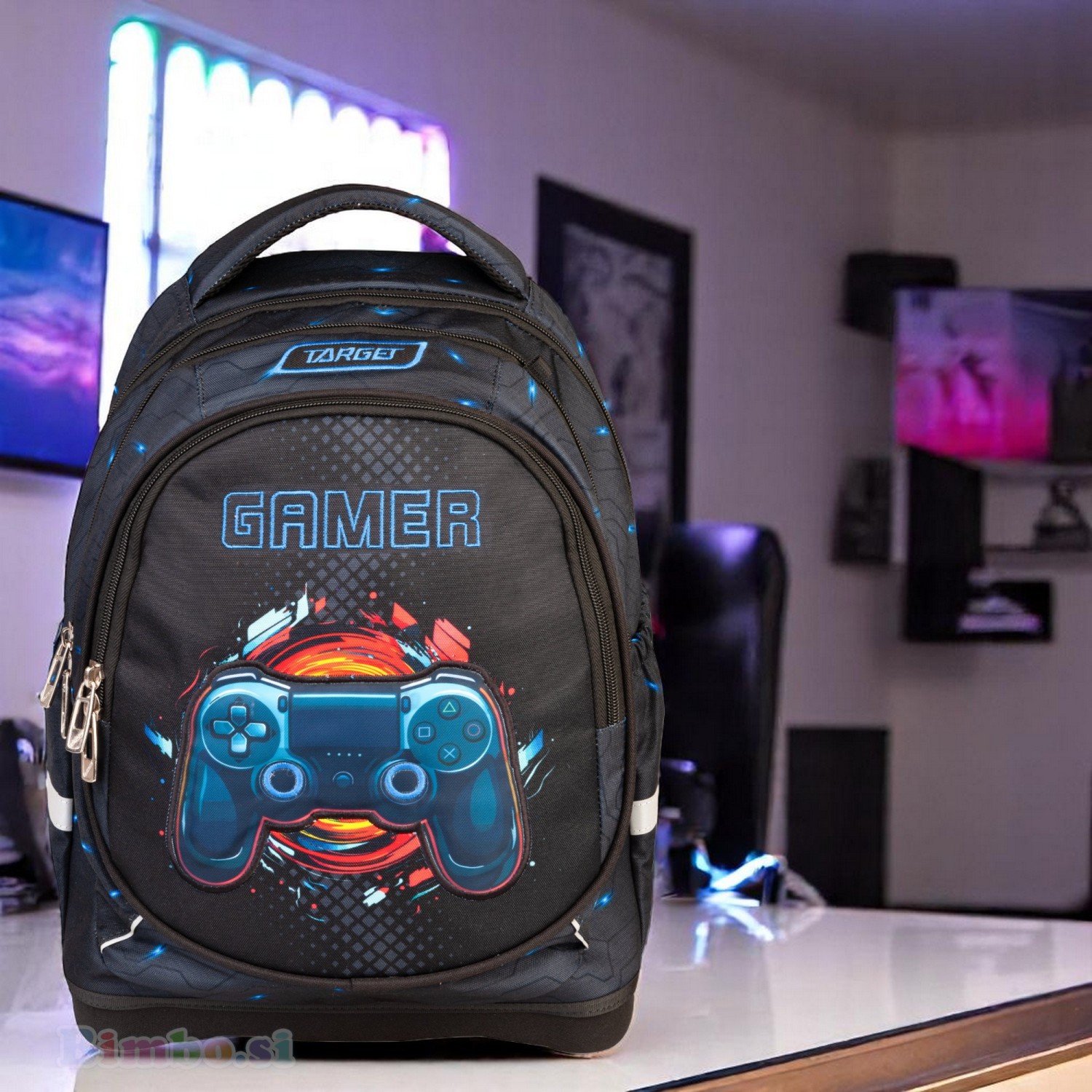 Anatomska torba za prvi razred Superlight Petit Vivid Gamer 28624