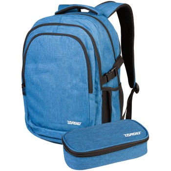 Šolska torba za 2 triado URB-X Melange Blue 28716