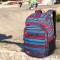 Šolska torba za 3 triado HIPSTER Blue/Red 28734
