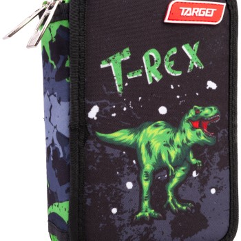 Dvodijelna puna pernica DOUBLE T-Rex 28773, 2 zatvarača