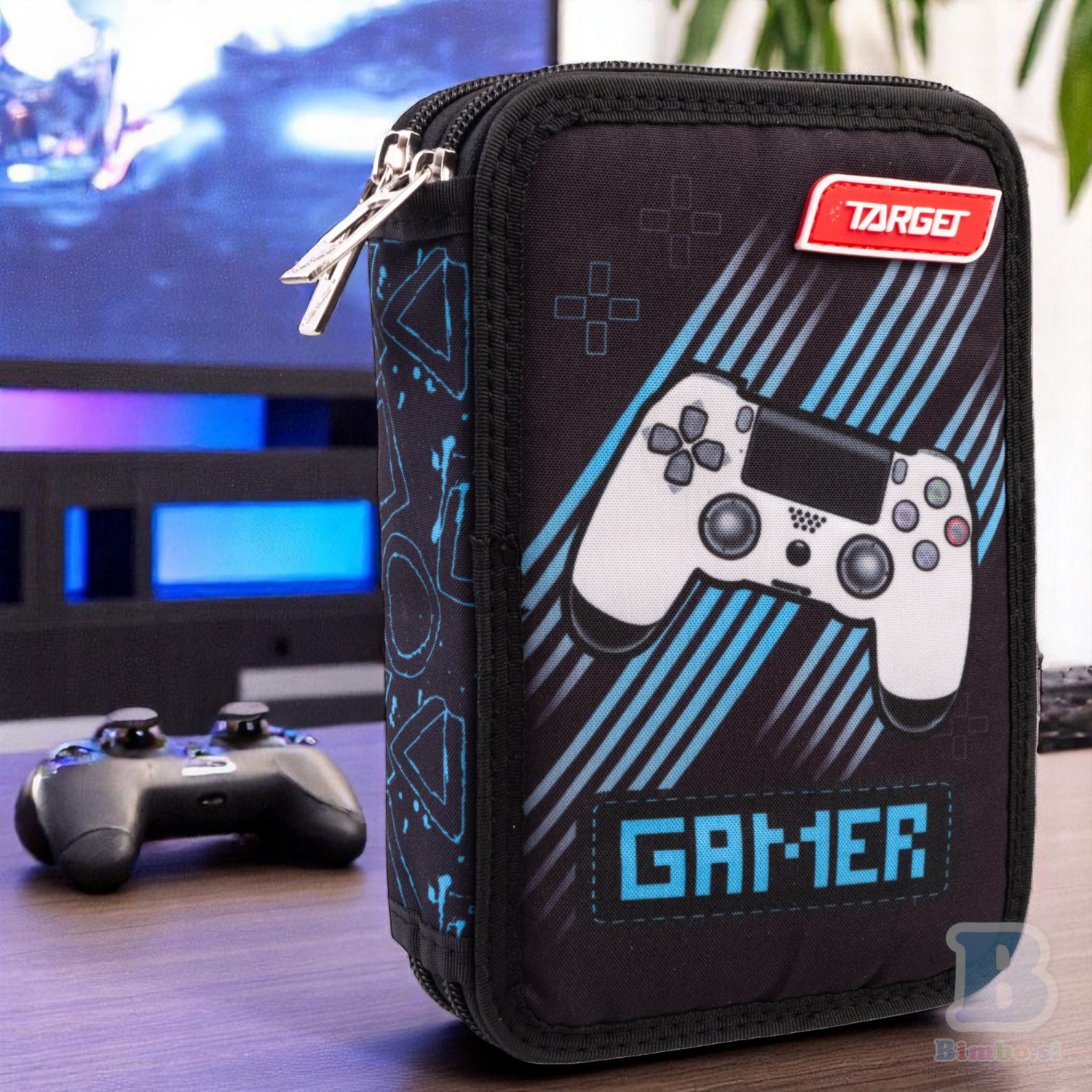 Peresnica DOUBLE Gamer Boy 28770 - polna z dvema zadrgama