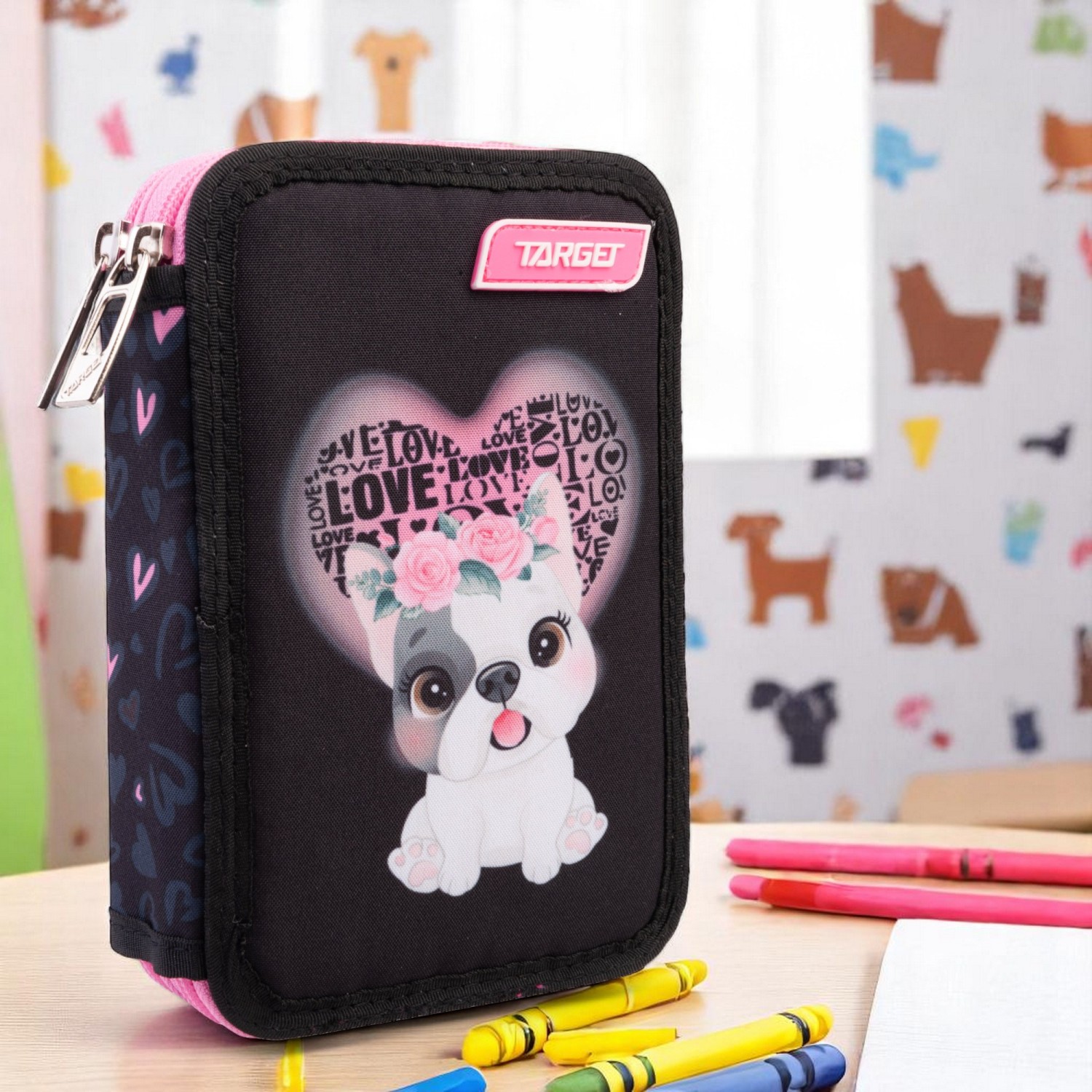 Dvodijelna puna pernica DOUBLE Sweet Dog 28777