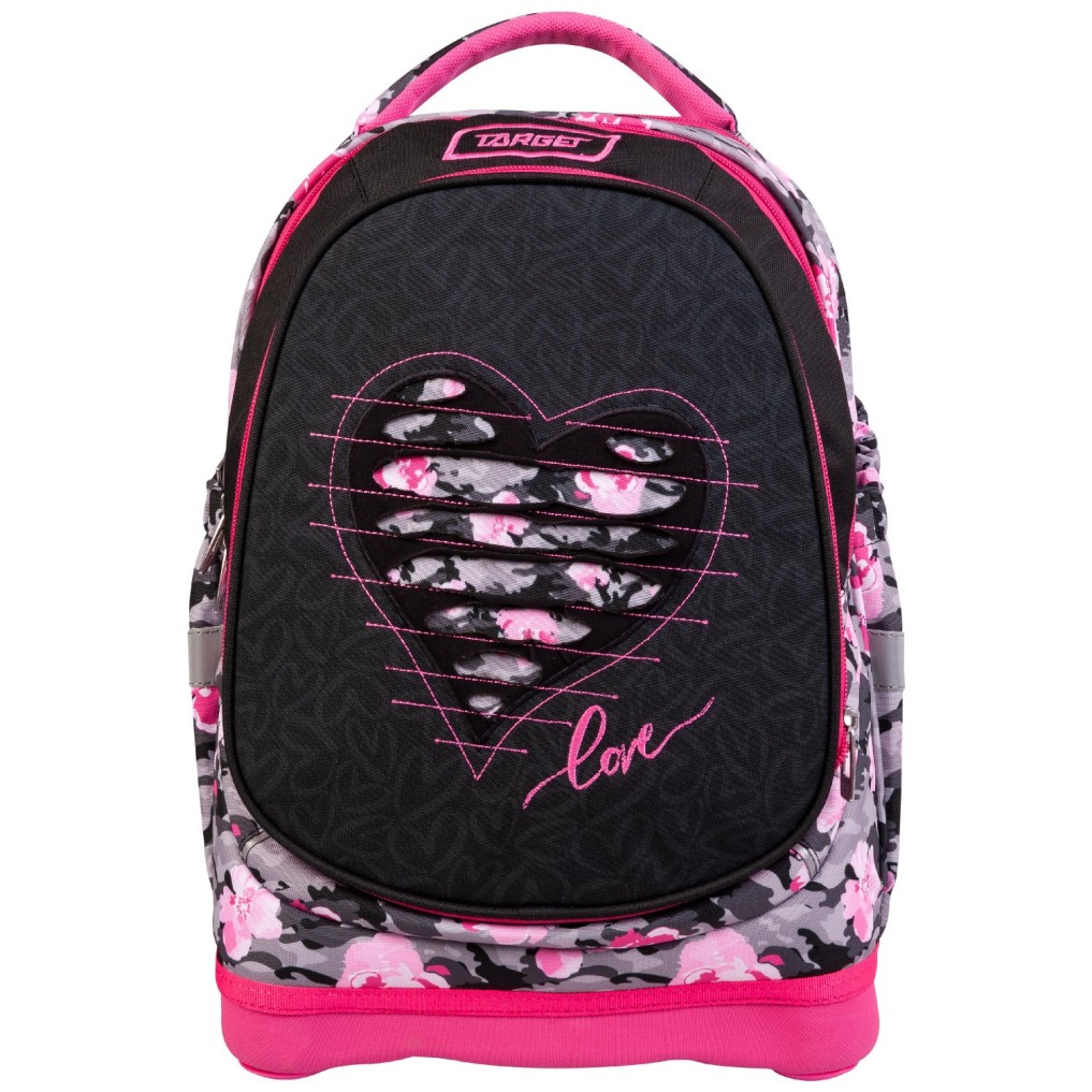 SUPERLIGHT Petit 2 face Ripped heart 27147 - šolska torba