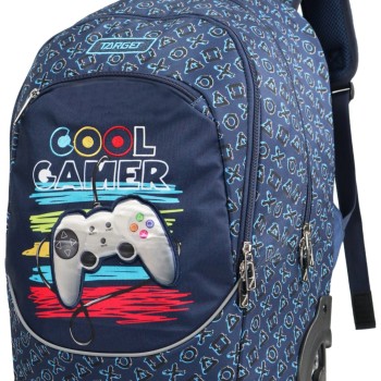 Šolska torba na kolesih Trolley Cool Gamer 27748
