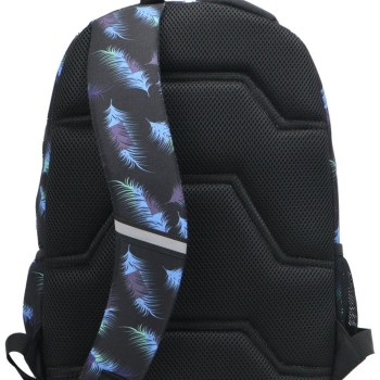 Šolska torba za drugo triado CHILI Blue Fethers 27786