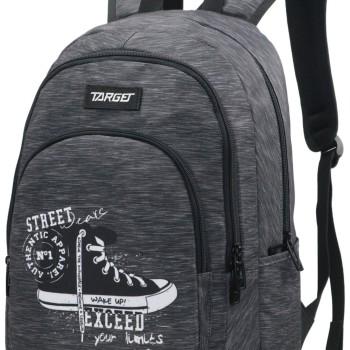 Šolska torba JOY Chuck Grey 27799 - šolski nahrbtnik