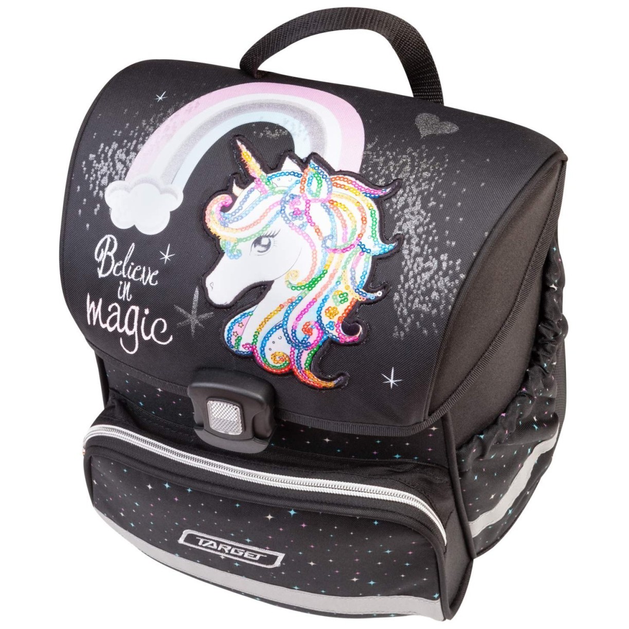 GT CLICK Rainbow unicorn 28036 - šolske torba za 1. triado