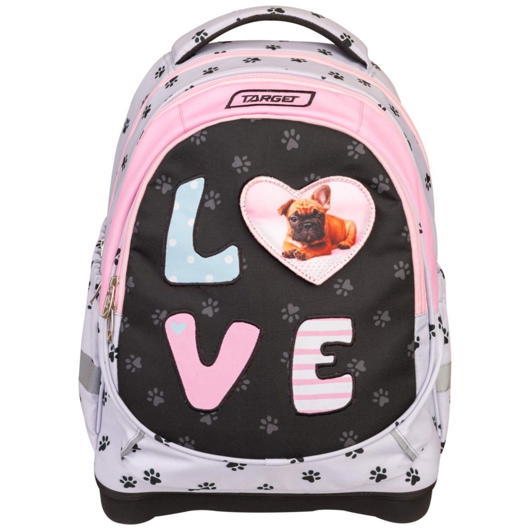 Šolski nahrbtnik 1 triado Superlight Petit I love pets 28051 Šolski nahrbtnik 1 triado Superlight Petit I love pets 28051