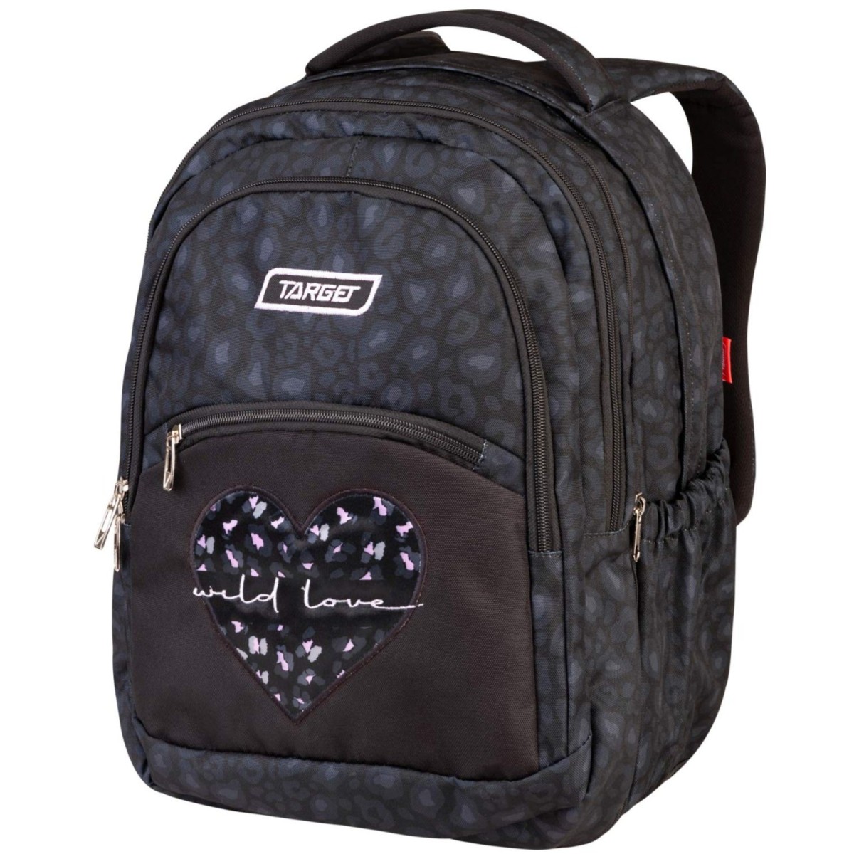 Šolska torba za 2 triado 2v1 CURVED Wild love 28059