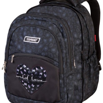 Školska torba za 2 trijadu 2u1 CURVED Wild love 28059