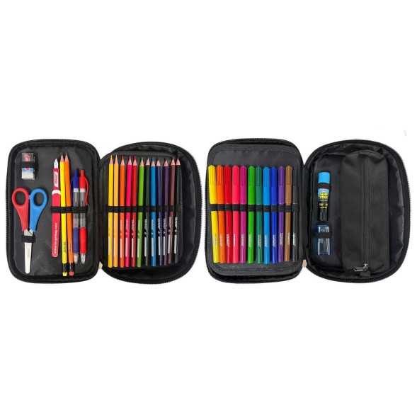 Jednodijelna puna pernica MULTY Goal 28084