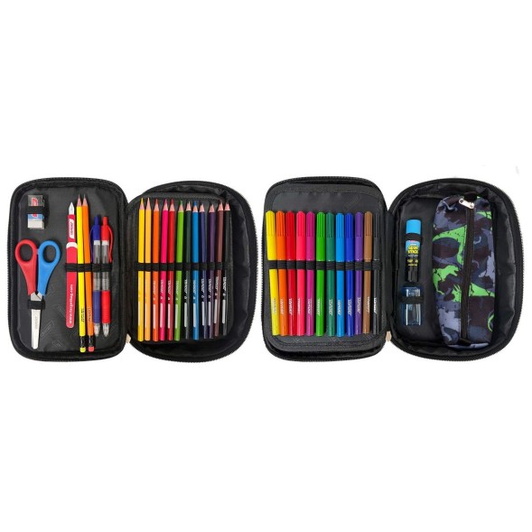 Jednodijelna puna pernica MULTY T-Rex 28087 Jednodijelna puna pernica MULTY T-Rex 28087