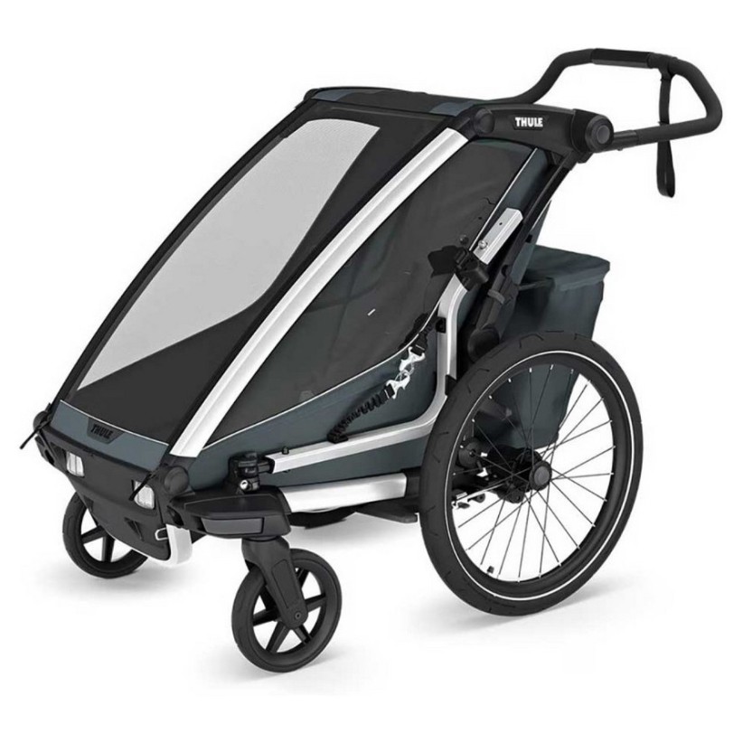 CHARIOT CROSS2 Single Dark Slate - multifunkcijska prikolica za kolo