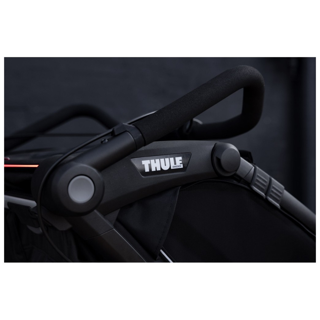 Chariot Sport2 Single Black - multifunkcijska prikolica za otroka 4v1