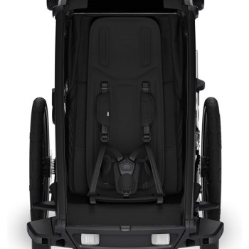 Chariot Sport2 Single Black - multifunkcijska prikolica za otroka 4v1